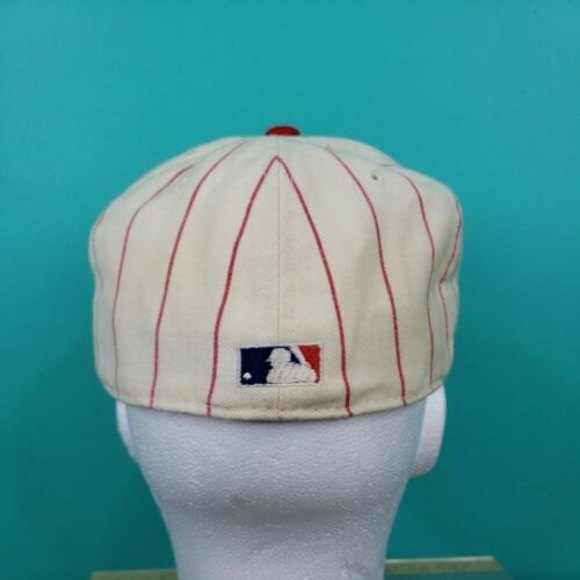 Vnt Wool 90’s Cincinnati Reds Fitted Size 7 1/2 New Era Hat Cap Baseball Jersey - Picture 4 of 11